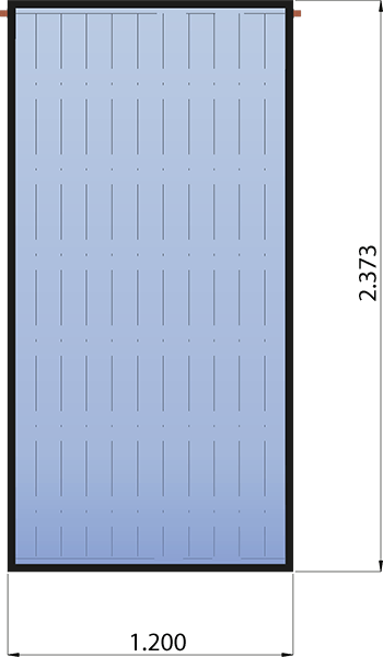 Solarkollektor STI FKF 270V