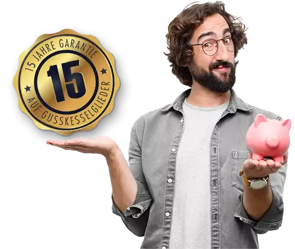 Garantievorteil von 15 Jahren