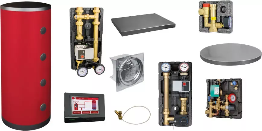 Accessories for efficient heating installation