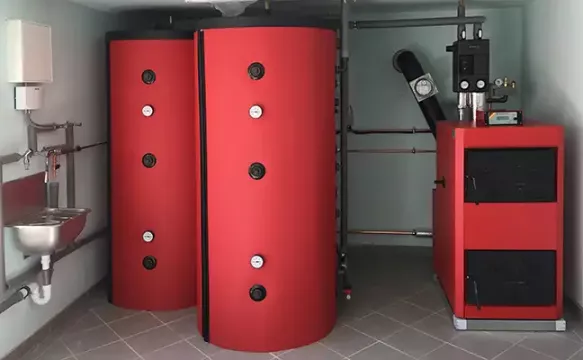 Installationsbeispiel Holzvergaser IBC GK-7K öko